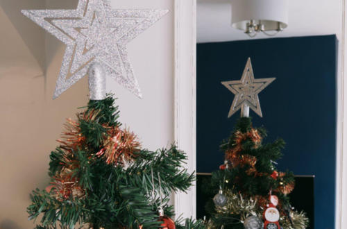 Chase Away Holiday Trauma with a Blue Christmas Tree and Green Ornaments